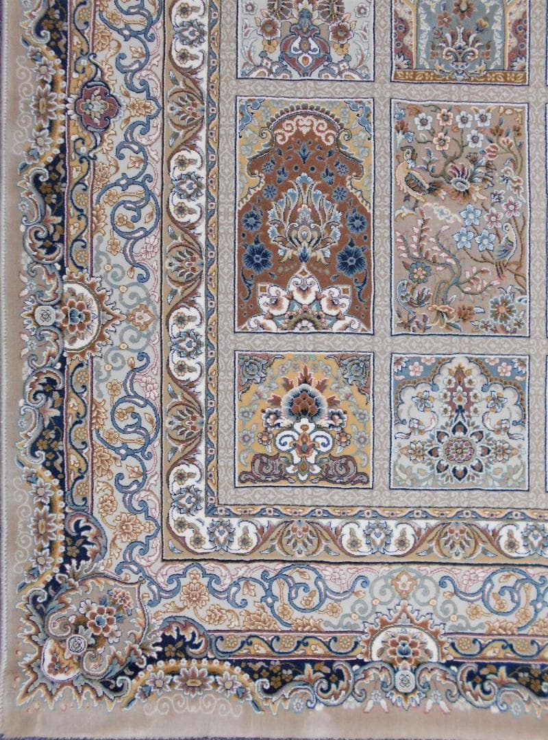 225万ノット、 超高密度織！本場イラン産 絨毯200×250cm‐202051