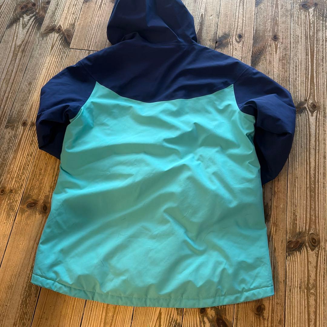 patagonia ジャケット XXL ネイビー　緑　スキー　スノーボード