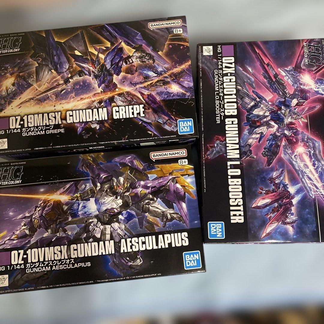 HGガンダムグリープ、アスクレプオス、LOブースターセット