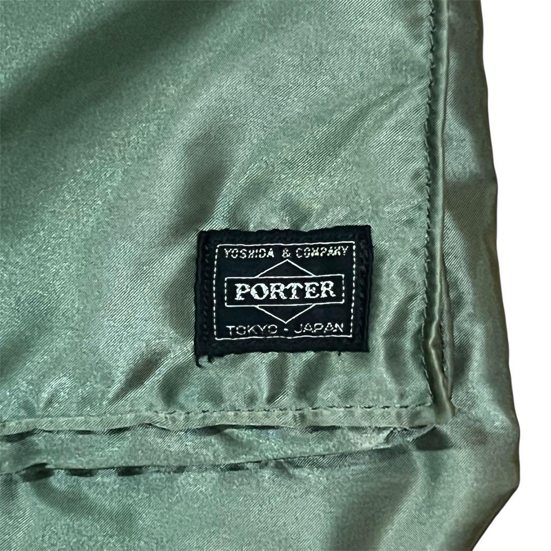 PORTER TANKER 2WAY HELMET BAG セージグリーン