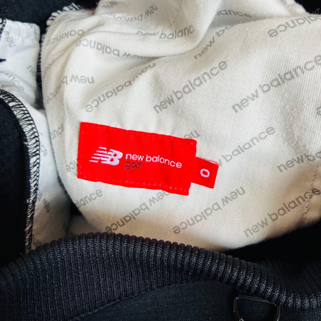 NEWBALANCE ニューバランスゴルフ　ストレッチパンツ　黒　NBロゴ