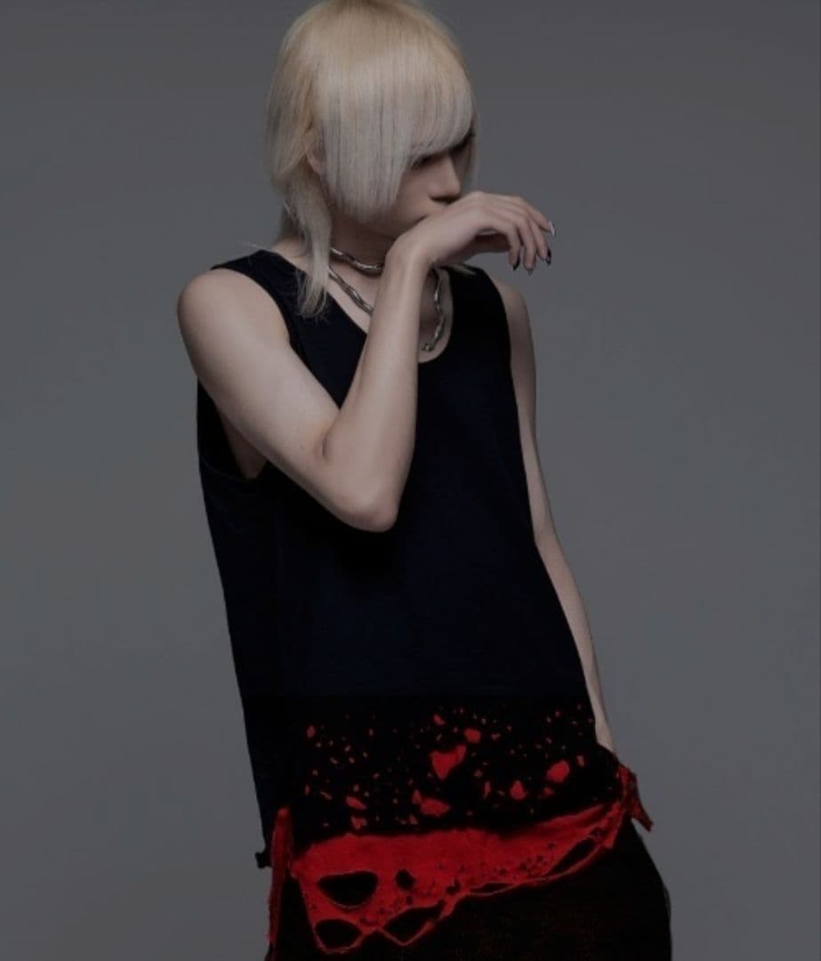 CIVARIZE クラッシュ加工フェイクレイヤードタンクトップ