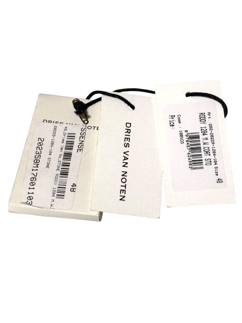 【名作】DRIES VAN NOTEN 20AW モールスキンダブルコート 48