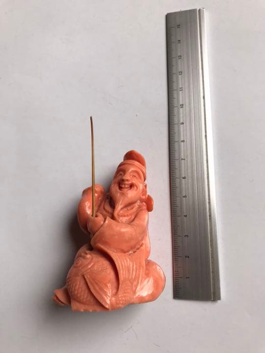 珊瑚　仏像　111g