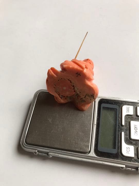 珊瑚　仏像　111g