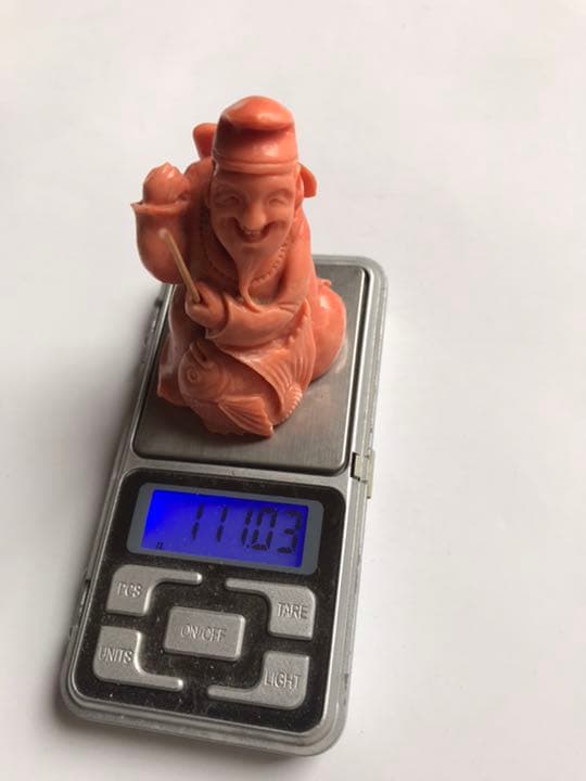 珊瑚　仏像　111g