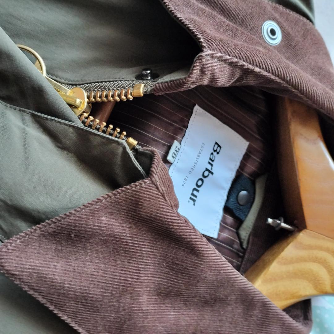 Barbour/ナノユニバース別注 BEDALE SL ピーチスキン 38