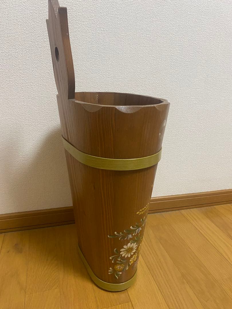 ★トールペイント作品　アンブレラスタンド(傘立て)