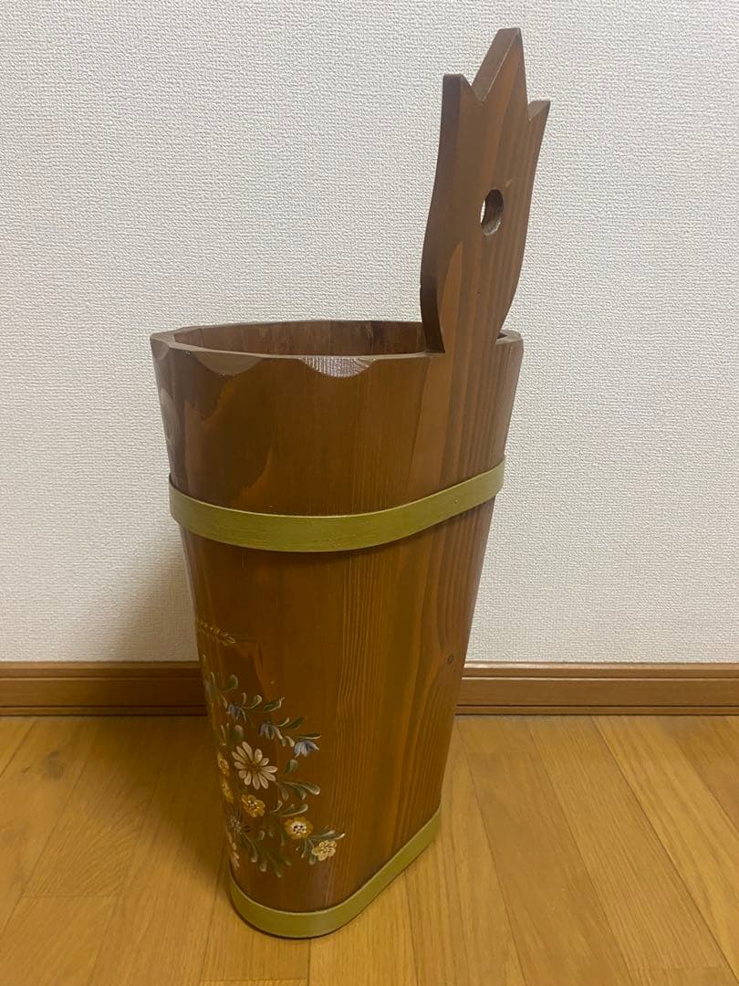 ★トールペイント作品　アンブレラスタンド(傘立て)