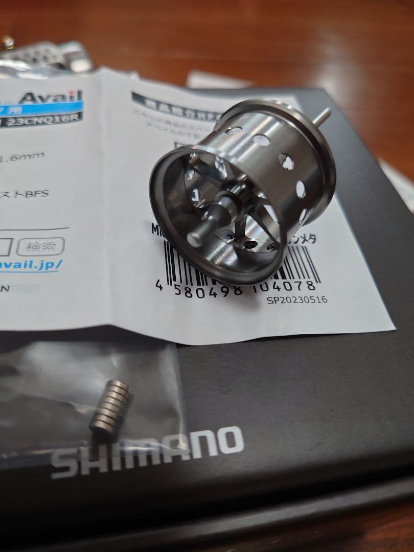 23CONQUEST BFS XG アベイルマイクロキャストスプール付き。