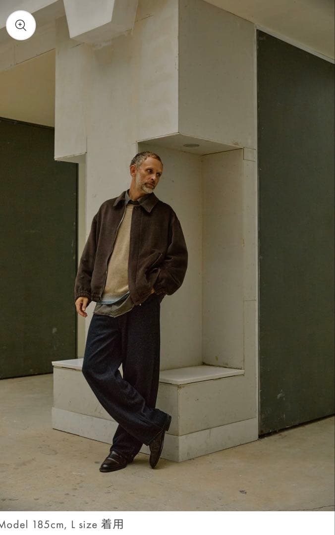 【新品未使用 完売品】cornier SURI ALPACA BLOUSON