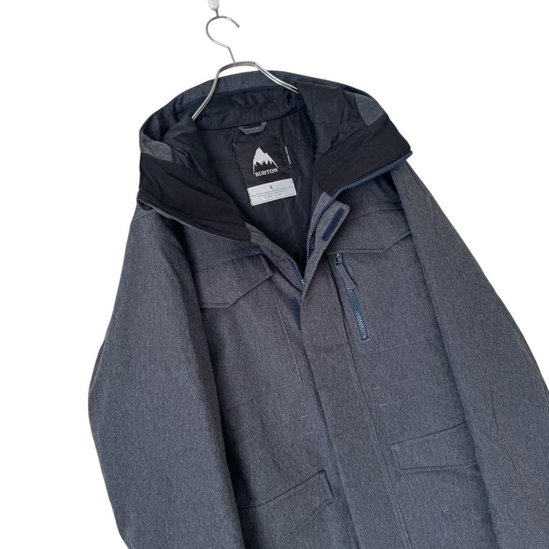 バートン スノボウェア COVERT ジャケット メンズ L グレー