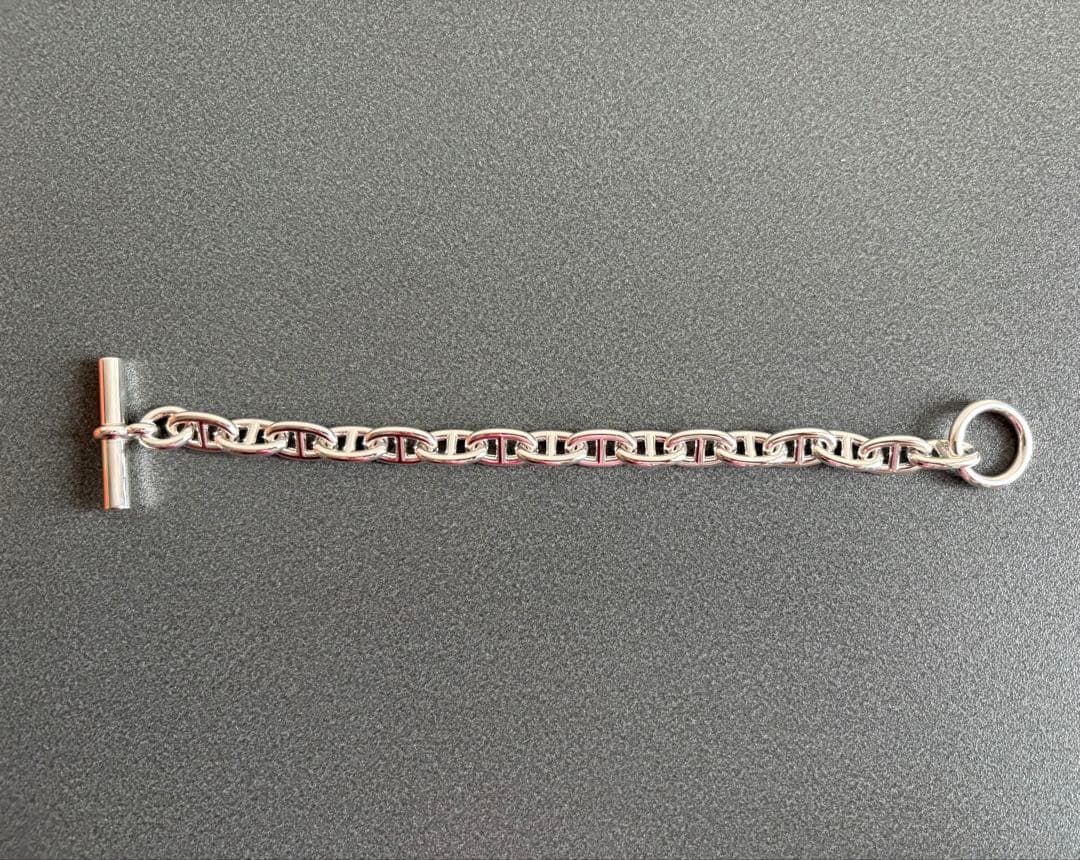 新品 エルメス HERMES シェーヌダンクル MM 16コマ ブレスレット