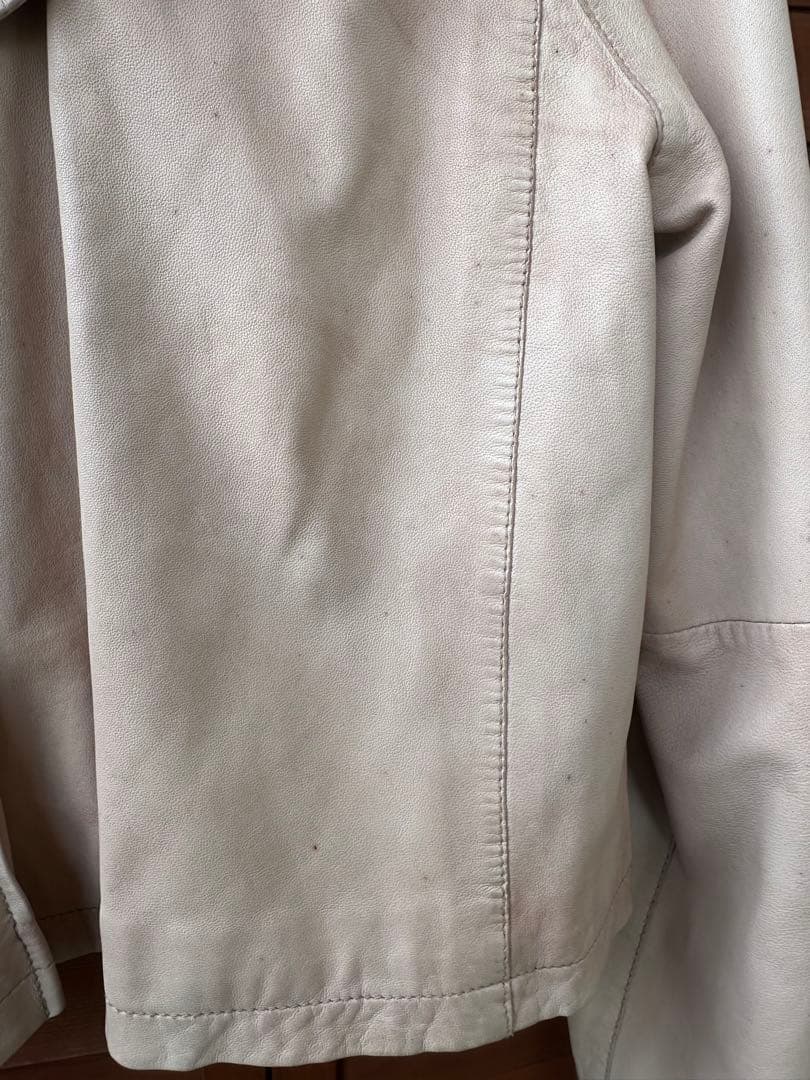 ドルチェ&ガッパーナ◻︎トレンチ風ショートジャケット　ヴィンテージ 豹柄 本革