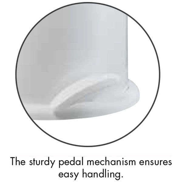 wesco ペダルビン 13L ごみ箱 30cm x 45cm ブラック