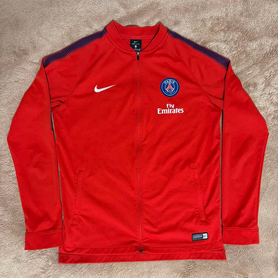 ナイキ パリサンジェルマン トラックジャケット レッド XL