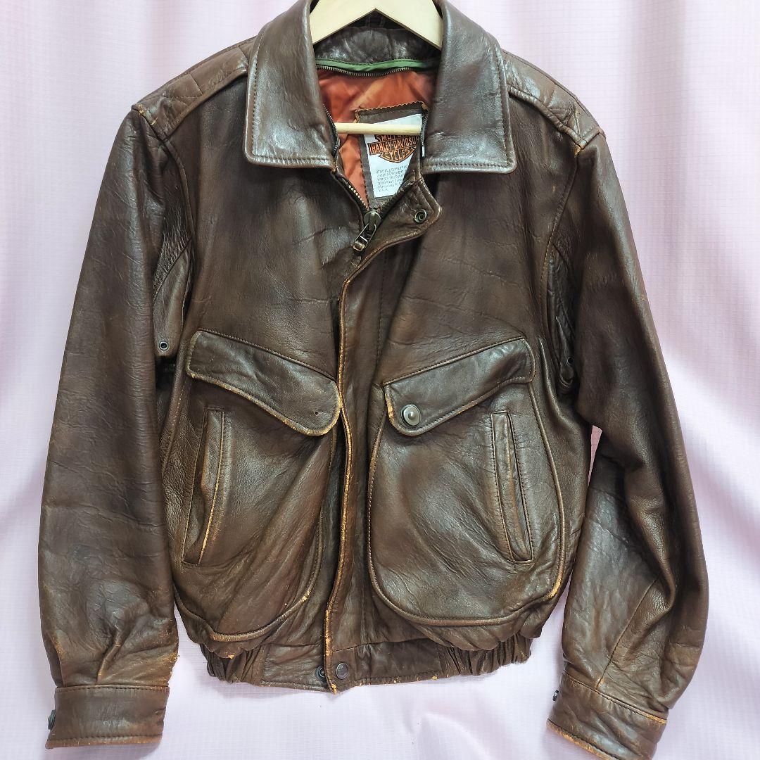 ハーレーダビッドソン G-1 A-2 4Way 羊革 フライトジャケット レザー