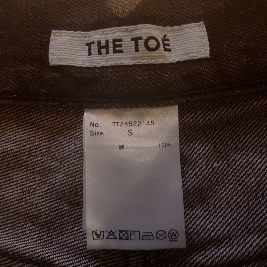 THE TOE ブラウンデニムパンツ Sサイズ