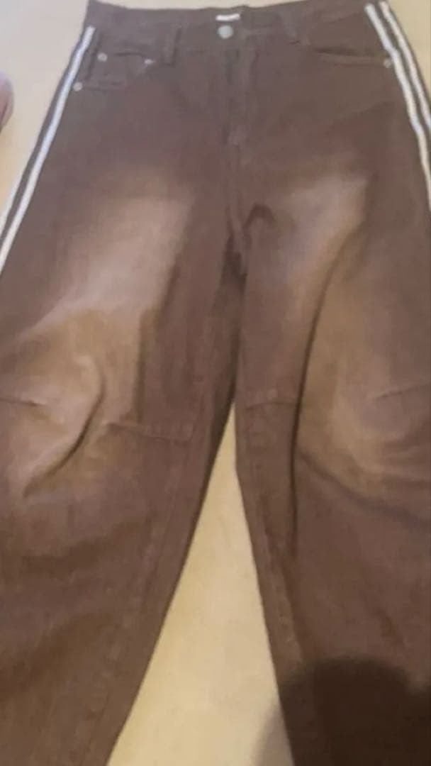 THE TOE ブラウンデニムパンツ Sサイズ