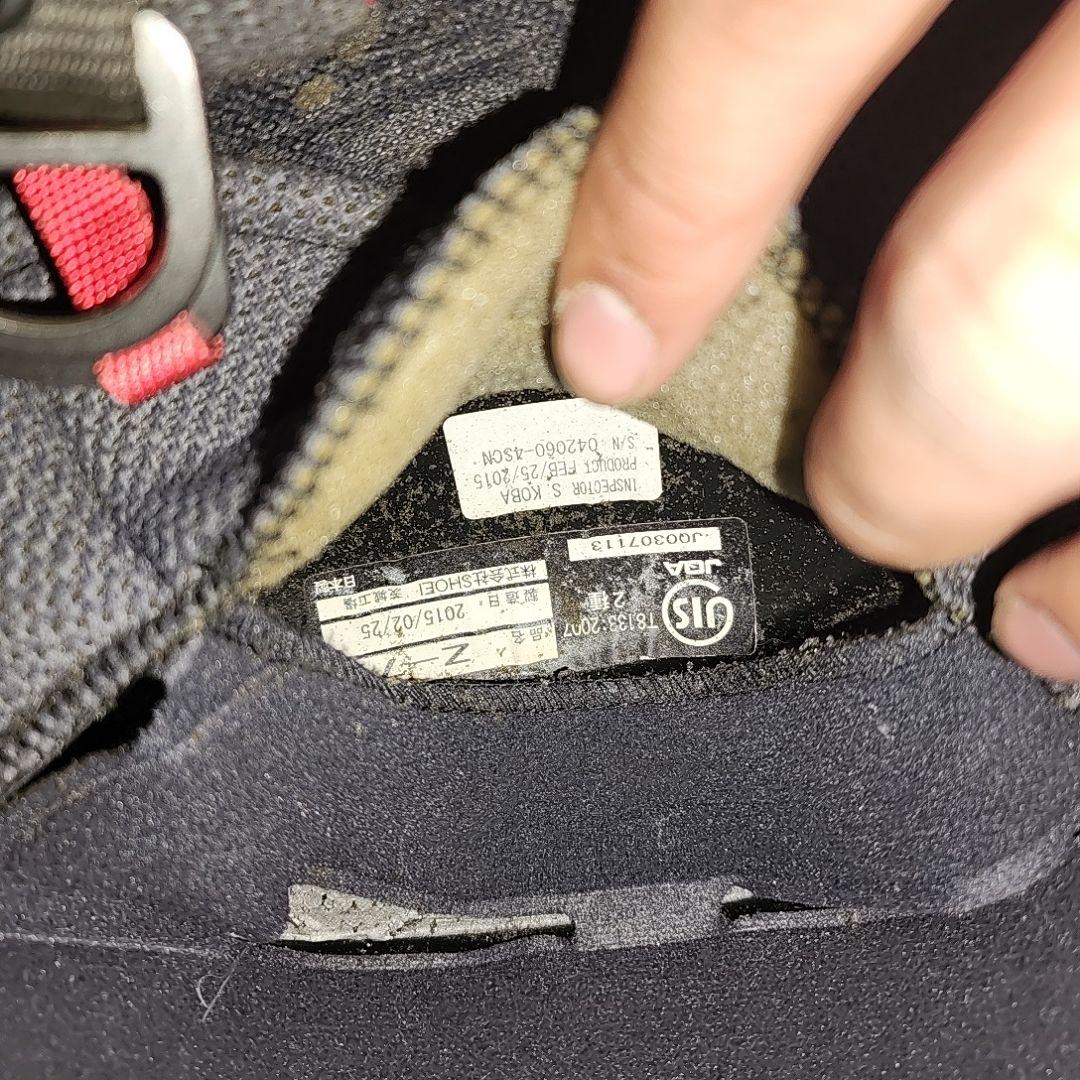 や*じ様 SHOEI フルフェイスヘルメット レッド/ブラック