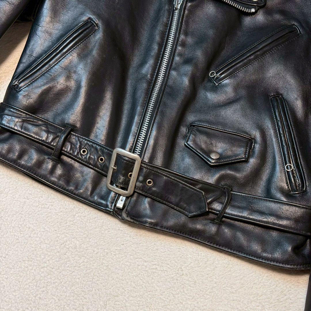 size44 SCHOTT HARLEY DAVIDSON ライダースジャケット