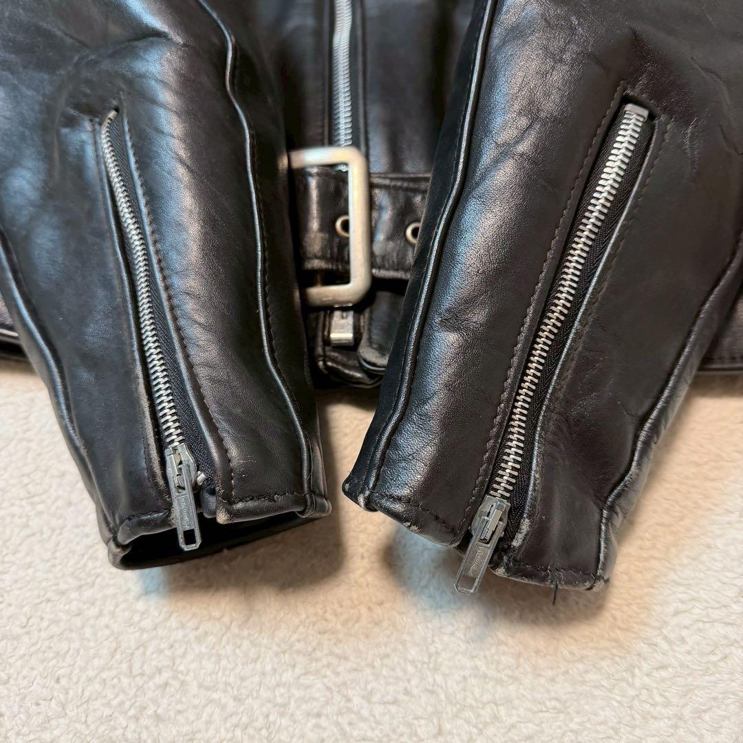 size44 SCHOTT HARLEY DAVIDSON ライダースジャケット