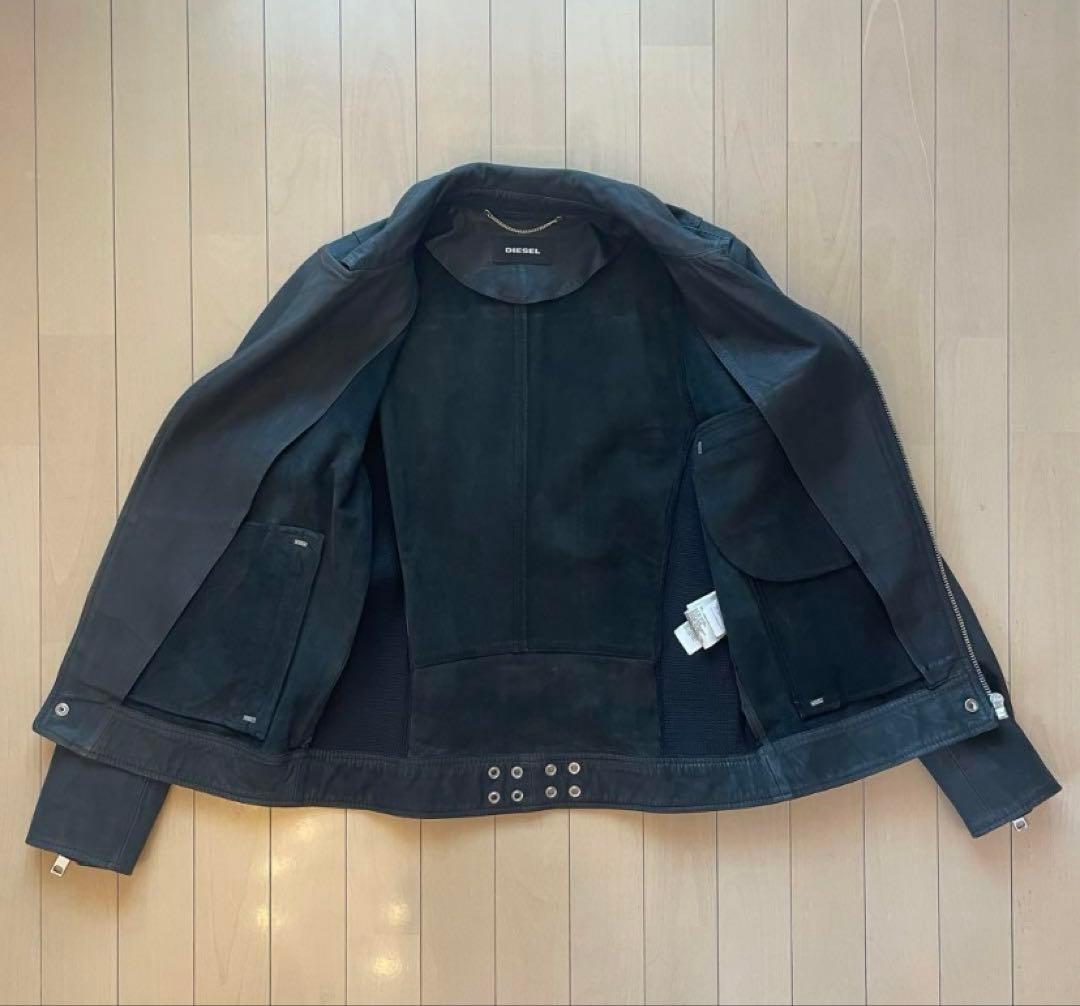 【ほぼ未使用品】激安特価中❣️❣️DIESEL/ディーゼル ライダースジャケット