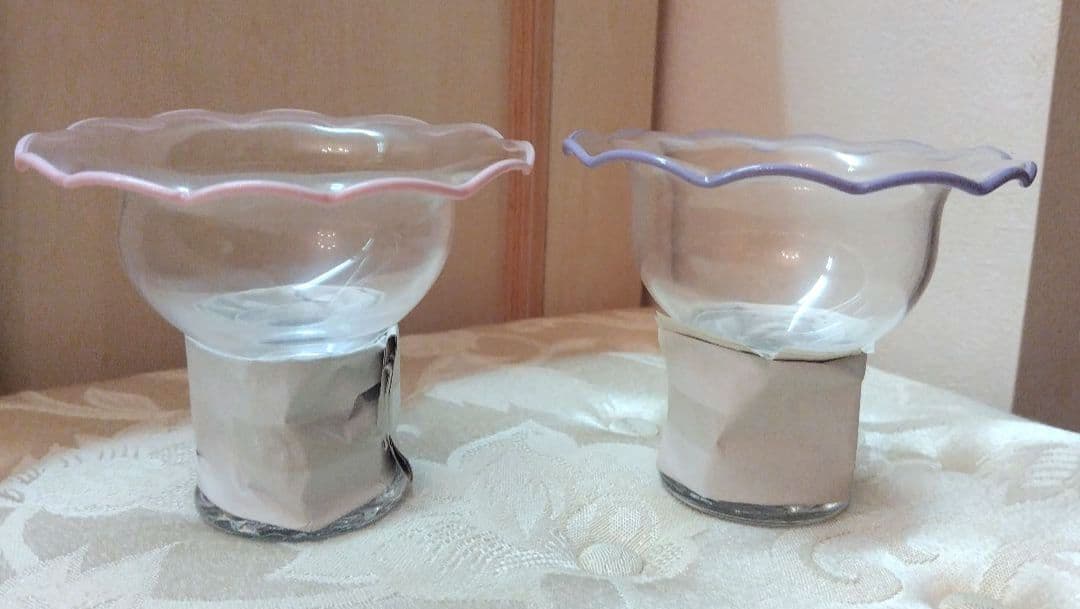 ガラス作家✡澤田和香奈さんデザートカップ 2個セット