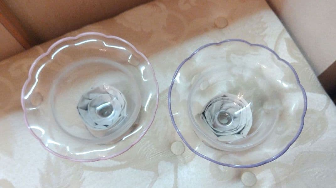ガラス作家✡澤田和香奈さんデザートカップ 2個セット