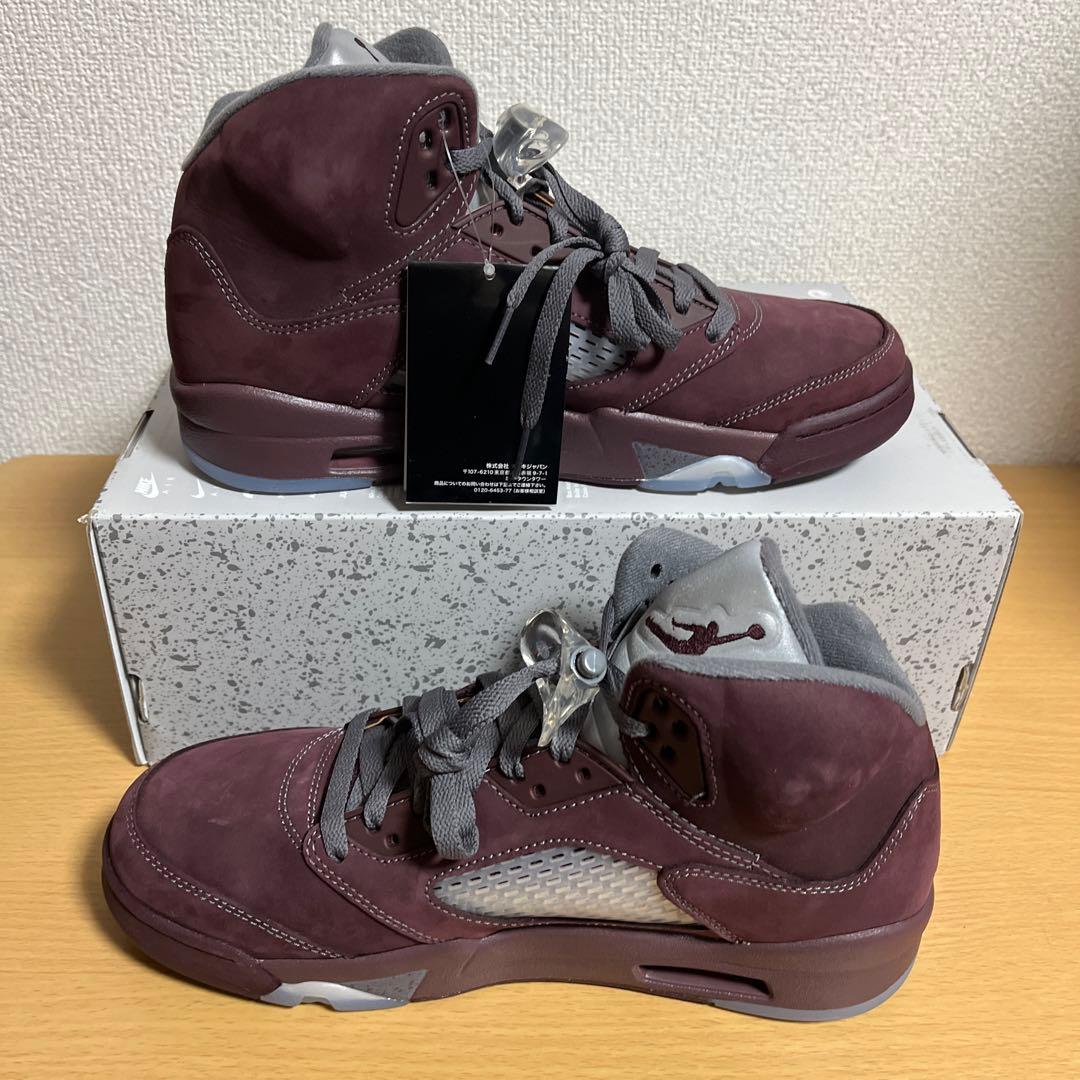 新品 AIR JORDAN 5 RETRO SE BURGUNDY 29cm