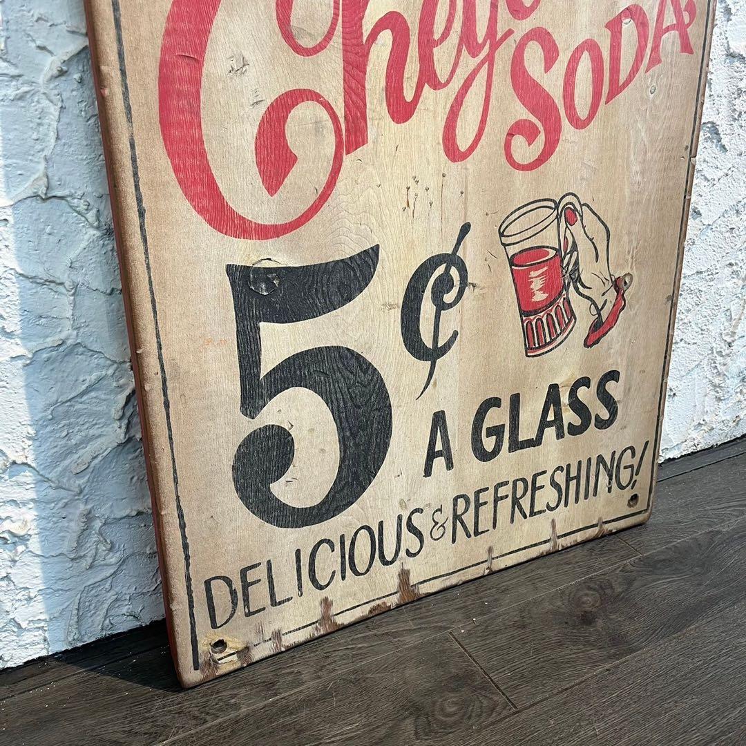 2002 Cheyenne Soda ウッドボード　Wood Board 看板