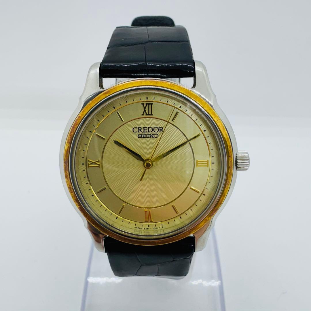 ✨SEIKO✨クレドール✨18KT✨YG/イエローゴールド✨8J81-7010✨