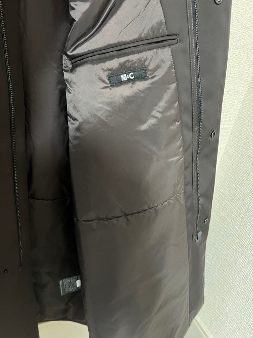 F*I様 〈完売品〉ユニクロC パフテックハーフコート ダークブラウン