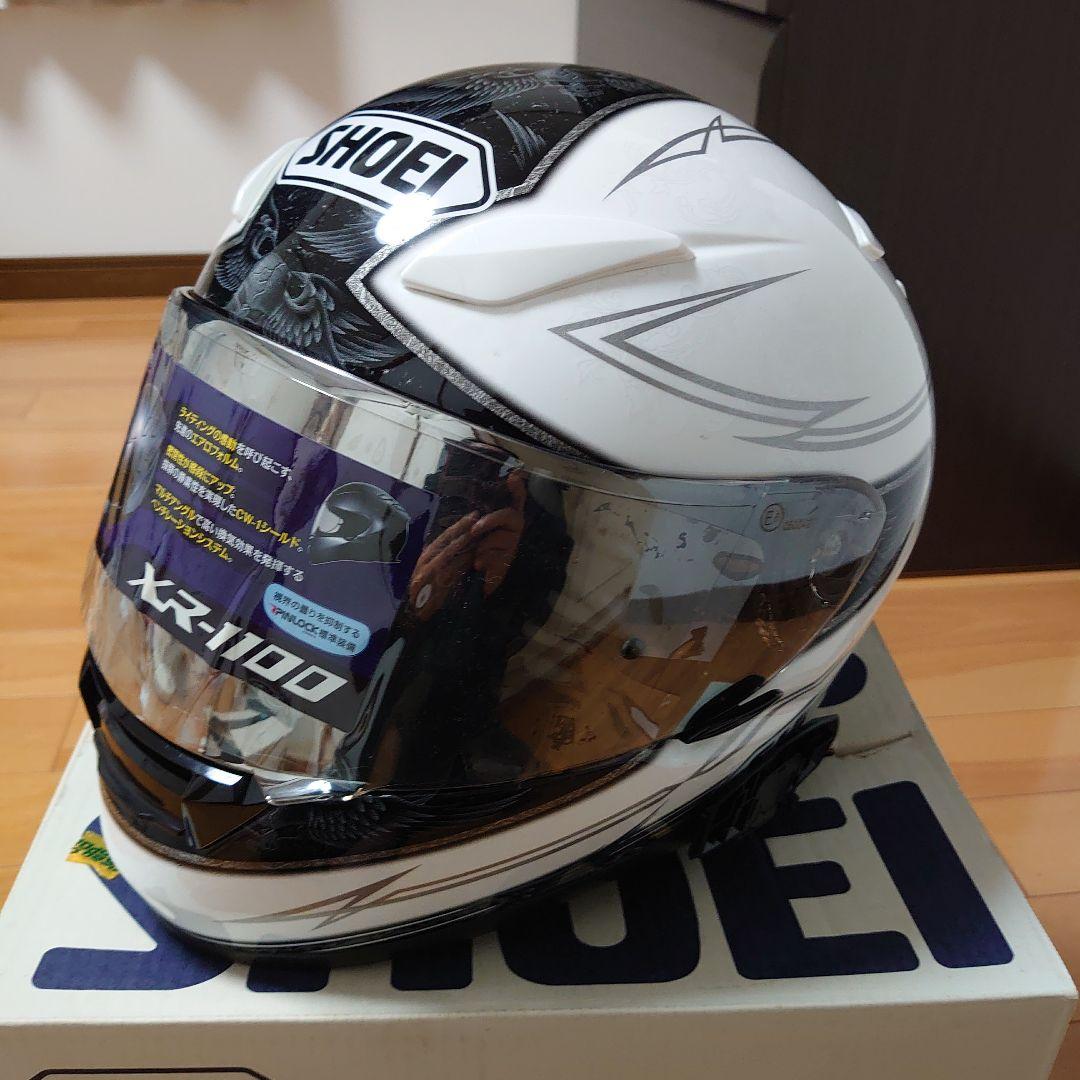 SHOEI XR-1100 フルフェイスヘルメット b+comマイクとベース付き