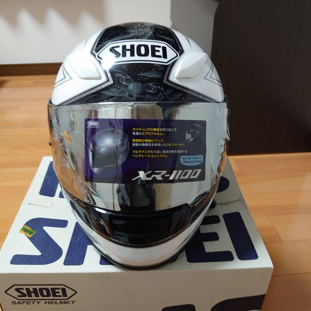 SHOEI XR-1100 フルフェイスヘルメット b+comマイクとベース付き