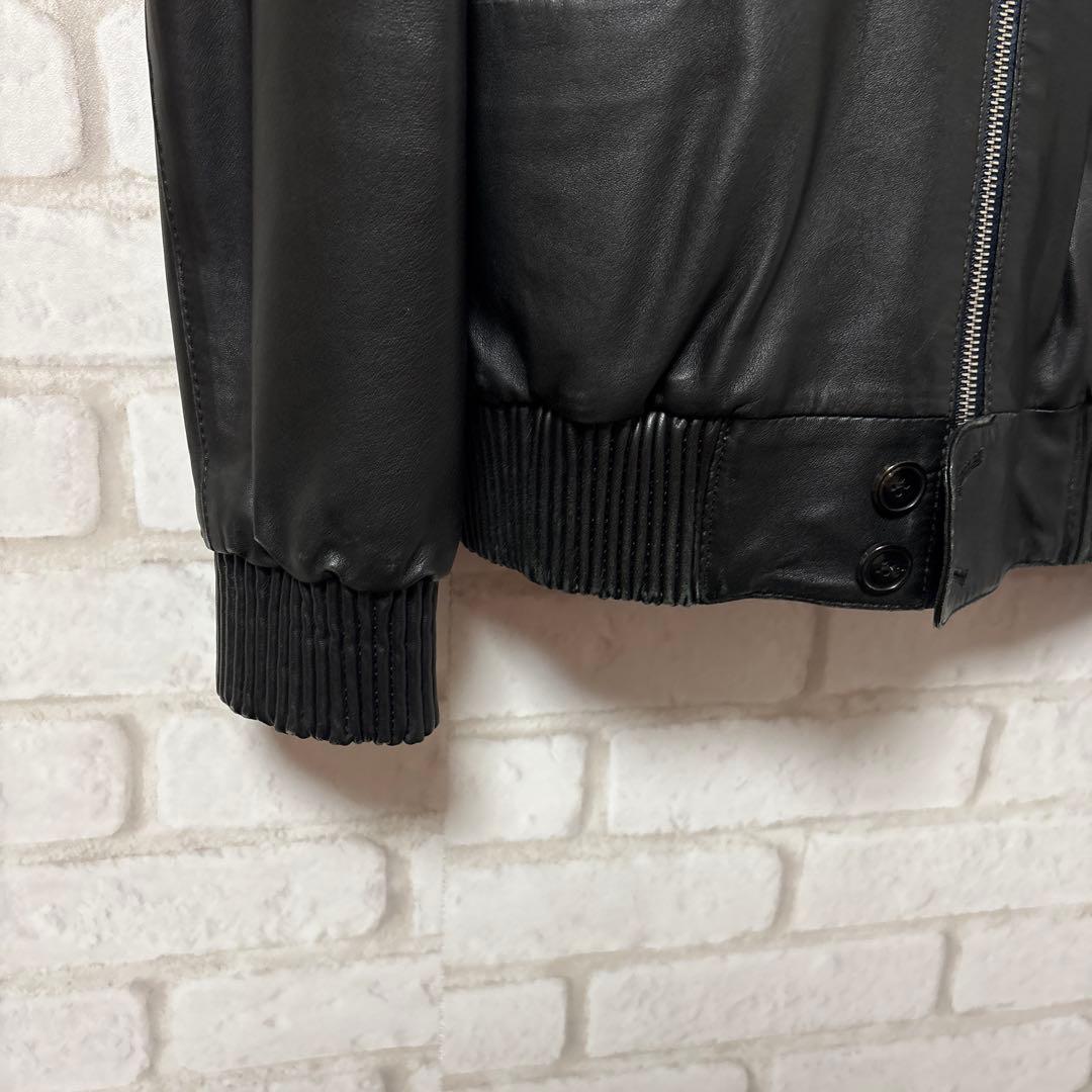 Paul Smith ラムレザージャケット　ririジップ　ハイネック アウター