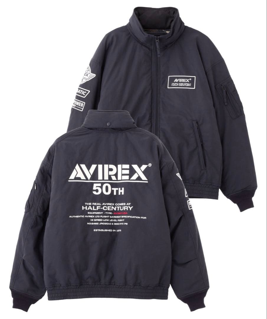 AVIREX 50TH ジャケット ネイビー