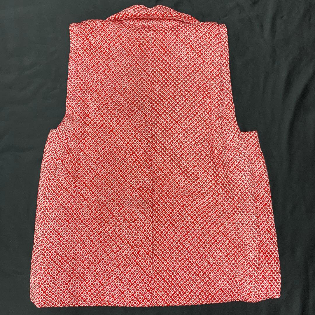 509agu10□七五三 三歳 女の子 着物&被布 金駒刺繍 鞠□美品