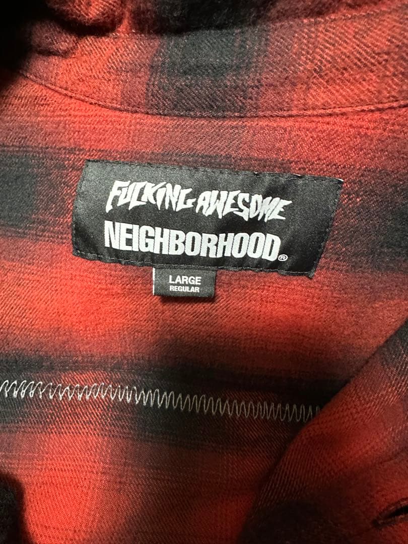 トップス NEIGHBORHOOD Fucking Awesome Check Shirt