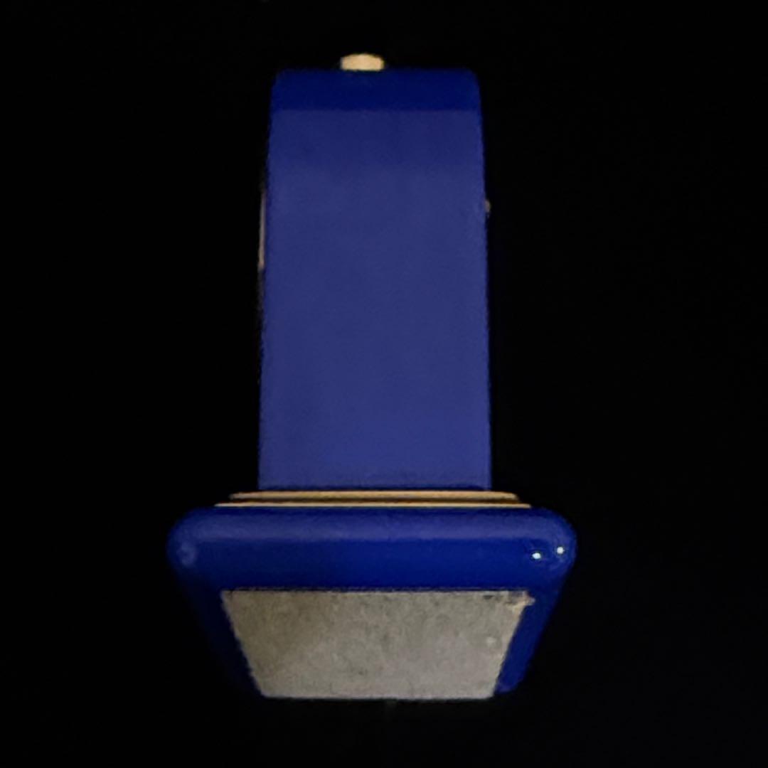 ブルガリ BVLGARI 置き時計 トラベルクロック青色