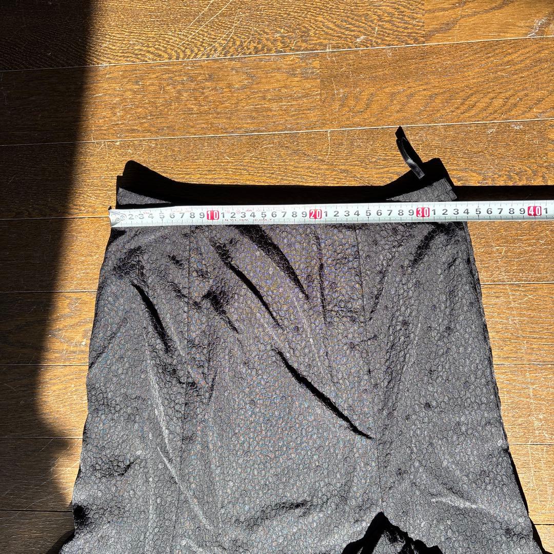 フラメンコドレス 黒　赤フリル付き