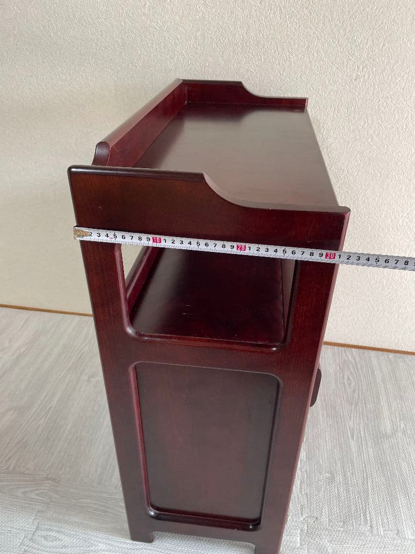 ミーコカリモク　電話台　ファックス台　チェスト　棚　高級家具　ヴィンテージ