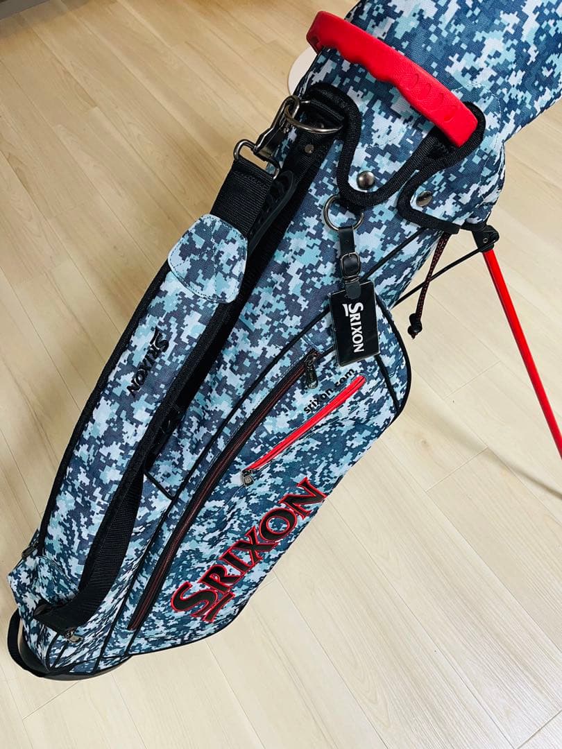 軽量、美品　Srixon 迷彩柄 スタンドゴルフバッグ