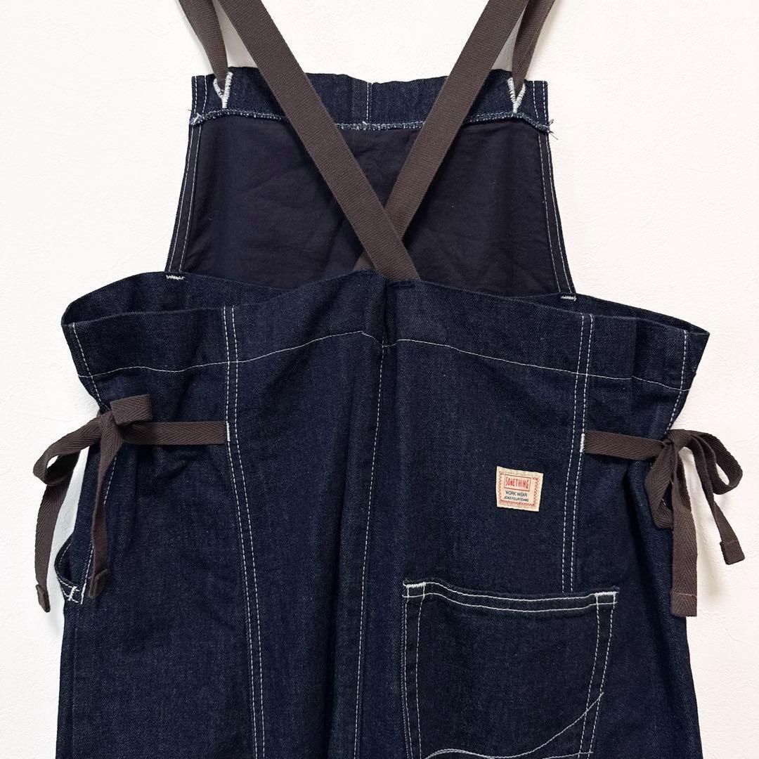 美品 フリークスストア SOMETHING ヴィンテージユーロサロペット リボン