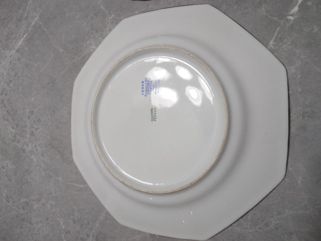 LIMOGES CASTEL フランス製　22金 花瓶 飾り皿 灰皿 三点