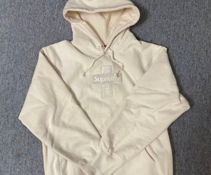 28まで Supreme closs box logo hooded sweat