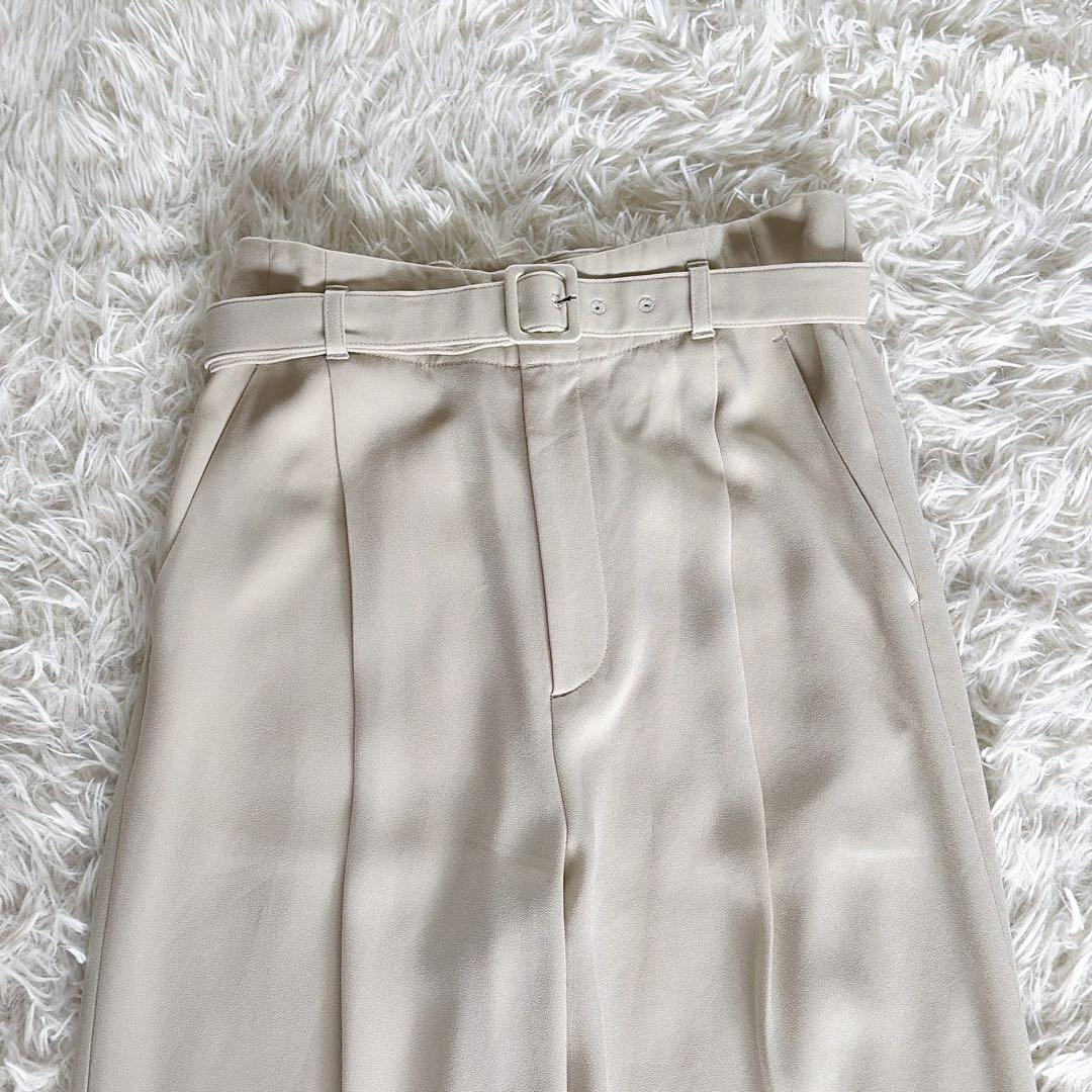 【グリーンレーベル】ダブルジャケット パンツ スーツセットアップ クリームカラー