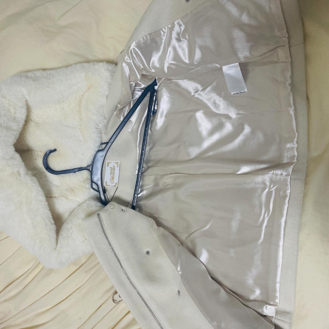 新品未使用　michellMacaron ミシェルマカロン ショートコート 白