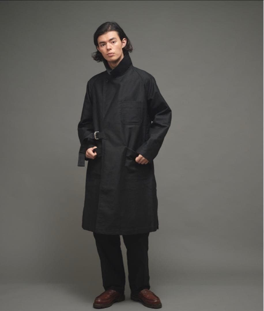 極美品✨ Le sans pareil タイロッケンコート　ブラック　40 綿