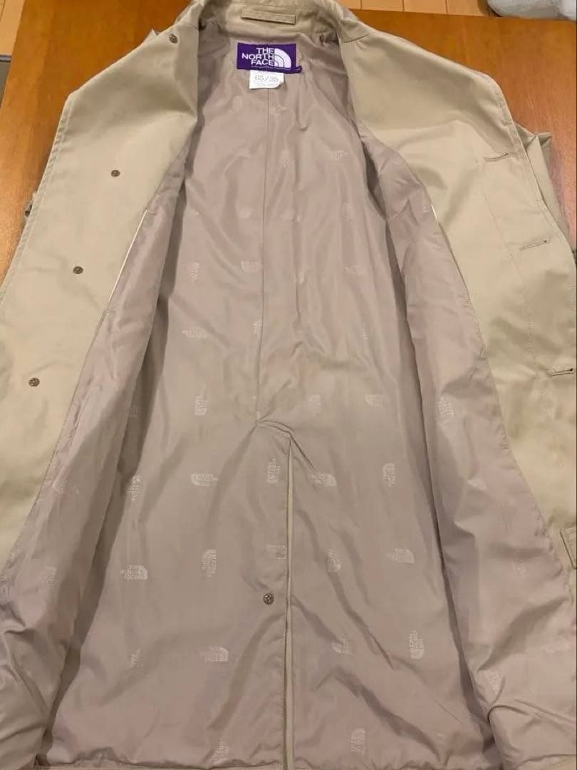 THE NORTH FACE ベージュ ステンカラーコート【美品】